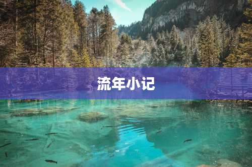 流年小记