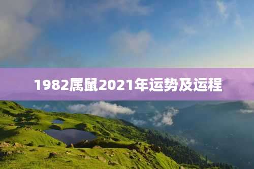 1982属鼠2021年运势及运程