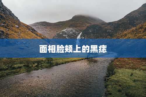面相脸颊上的黑痣