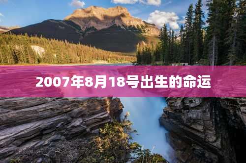 2007年8月18号出生的命运