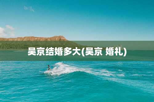 吴京结婚多大(吴京 婚礼)