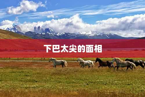 下巴太尖的面相