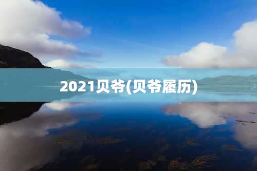 2021贝爷(贝爷履历)