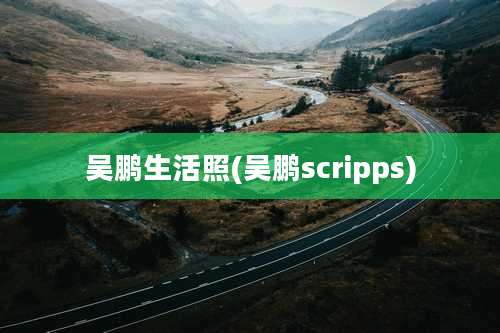吴鹏生活照(吴鹏scripps)