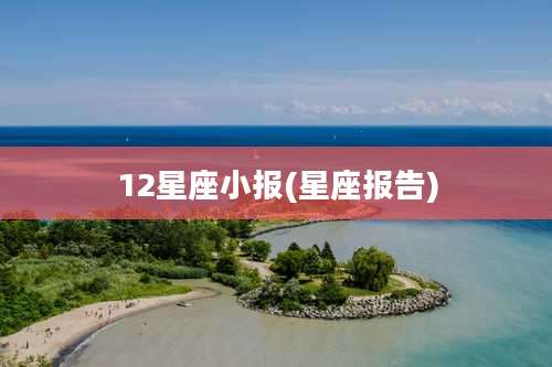 12星座小报(星座报告)