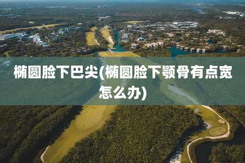 椭圆脸下巴尖(椭圆脸下颚骨有点宽怎么办)