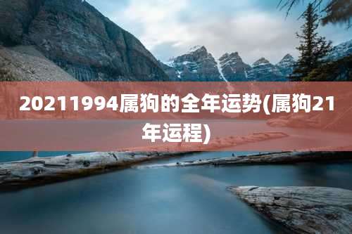 20211994属狗的全年运势(属狗21年运程)