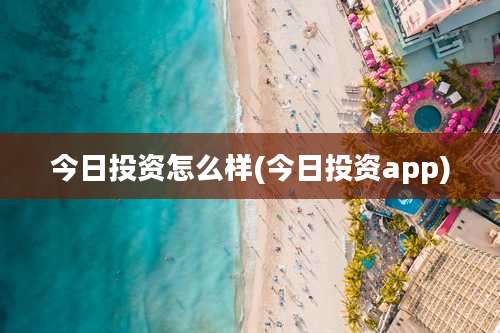 今日投资怎么样(今日投资app)