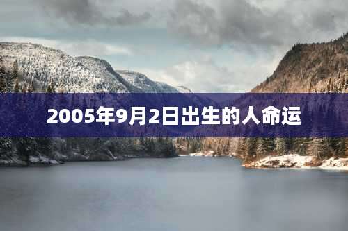 2005年9月2日出生的人命运