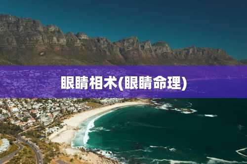 眼睛相术(眼睛命理)