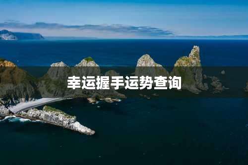 幸运握手运势查询