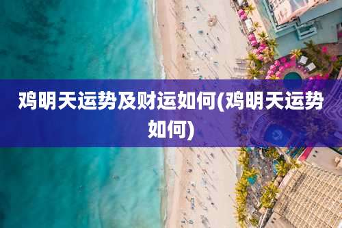 鸡明天运势及财运如何(鸡明天运势如何)