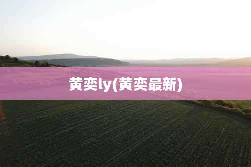 黄奕ly(黄奕最新)