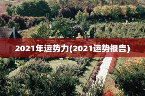 2021年运势力(2021运势报告)
