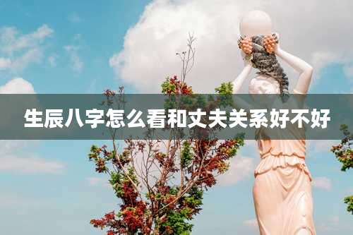 生辰八字怎么看和丈夫关系好不好