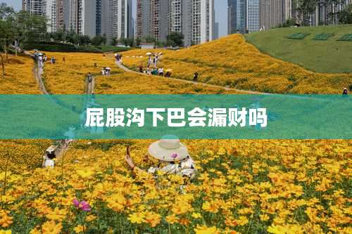 屁股沟下巴会漏财吗