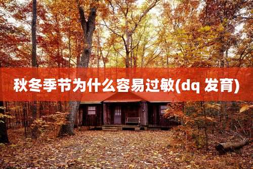 秋冬季节为什么容易过敏(dq 发育)