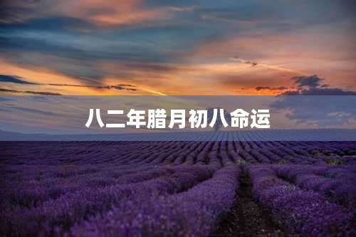 八二年腊月初八命运