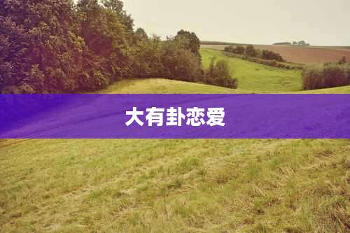 大有卦恋爱