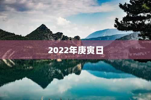 2022年庚寅日