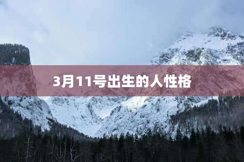 3月11号出生的人性格