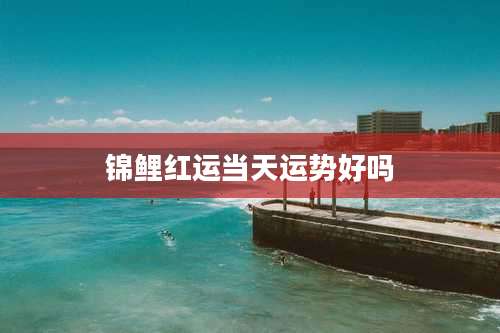 锦鲤红运当天运势好吗