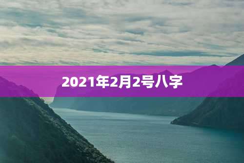 2021年2月2号八字
