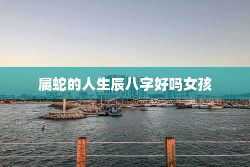 属蛇的人生辰八字好吗女孩