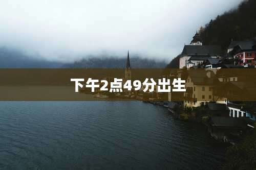 下午2点49分出生