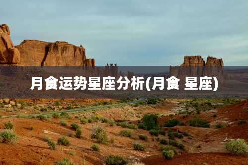 月食运势星座分析(月食 星座)