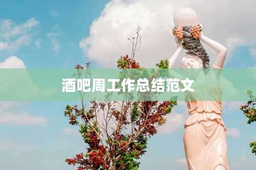 酒吧周工作总结范文