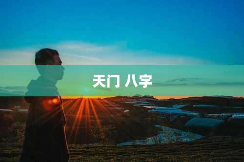 天门 八字