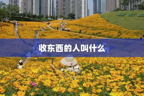 收东西的人叫什么