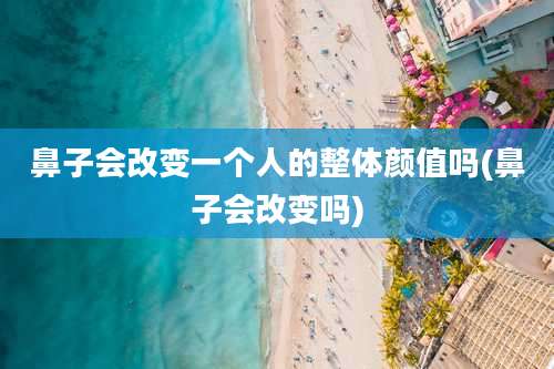 鼻子会改变一个人的整体颜值吗(鼻子会改变吗)