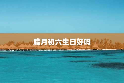 腊月初六生日好吗