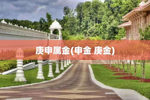 庚申属金(申金 庚金)