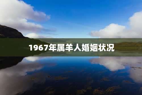 1967年属羊人婚姻状况
