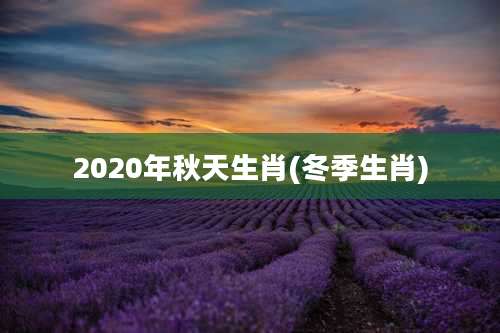 2020年秋天生肖(冬季生肖)