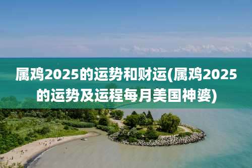 属鸡2025的运势和财运(属鸡2025的运势及运程每月美国神婆)