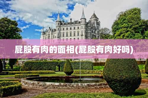 屁股有肉的面相(屁股有肉好吗)