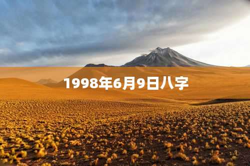 1998年6月9日八字