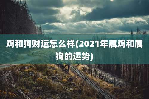 鸡和狗财运怎么样(2021年属鸡和属狗的运势)
