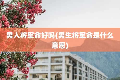 男人将军命好吗(男生将军命是什么意思)