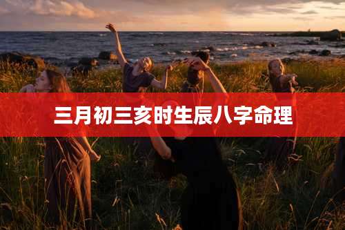 三月初三亥时生辰八字命理