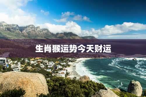 生肖猴运势今天财运