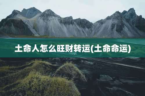 土命人怎么旺财转运(土命命运)