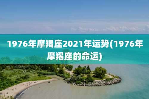 1976年摩羯座2021年运势(1976年摩羯座的命运)