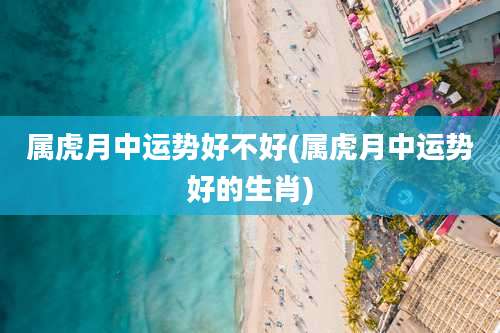 属虎月中运势好不好(属虎月中运势好的生肖)