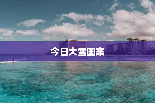 今日大雪图案