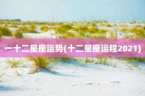 一十二星座运势(十二星座运程2021)